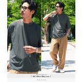 チャコール | 接触冷感 Q-MAX0.3 鹿の子オーパーサイズTシャツ メンズ UVカット | JIGGYS SHOP