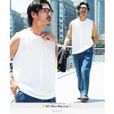 ホワイト | 接触冷感 タンクトップ メンズ ノースリーブ スポーツ 鹿の子 ルーズフィット | JIGGYS SHOP