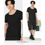 ブラック | 接触冷感 速乾 消臭 ストレッチ インナーTシャツ メンズ Uネック 肌着 | JIGGYS SHOP