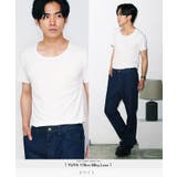 ホワイト | 接触冷感 速乾 消臭 ストレッチ インナーTシャツ メンズ Uネック 肌着 | JIGGYS SHOP