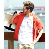 Bオレンジ(半袖) | 韓国 メンズ シャツ 服◆オープンカラーシャツ◆ | JIGGYS SHOP