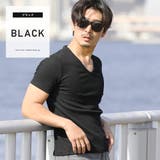 ブラック | Tシャツ メンズ 夏服 韓国◆ワッフルTシャツ◆ | JIGGYS SHOP