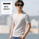 ミックスグレー | Tシャツ メンズ 夏服 韓国◆ワッフルTシャツ◆ | JIGGYS SHOP