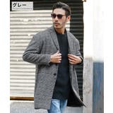 グレー | ◆グレンチェックビッグチェスターコート◆ | JIGGYS SHOP