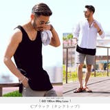 Cブラック(タンクトップ) | Tシャツ タンクトップ 夏服 ストリート系◆3タイプロング丈ワッフルTシャツ◆ | JIGGYS SHOP