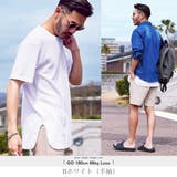 Bホワイト(半袖) | Tシャツ タンクトップ 夏服 ストリート系◆3タイプロング丈ワッフルTシャツ◆ | JIGGYS SHOP