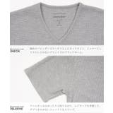 ◆ワッフルVネック半袖Tシャツ◆カットソー Tシャツ メンズ | JIGGYS SHOP | 詳細画像7 