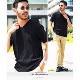 ブラック | ◆ワッフルVネック半袖Tシャツ◆カットソー Tシャツ メンズ | JIGGYS SHOP