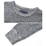 ◆ラーベン編みクルーネック綿ニット◆ニット セーター メンズ | JIGGYS SHOP | 詳細画像6 