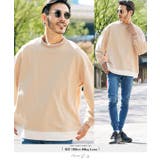 ベージュ | ◆フェイクレイヤードトレーナー◆スウェット トレーナー メンズ | JIGGYS SHOP