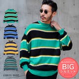 ◆モヘアライク ボーダーニット◆プルオーバー ニット | JIGGYS SHOP | 詳細画像1