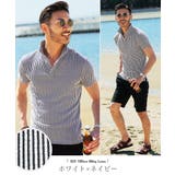 ホワイト×ネイビー | ポロシャツ 半袖 メンズ | JIGGYS SHOP
