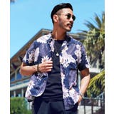 ネイビーフラワー | アロハシャツ メンズ シャツ | JIGGYS SHOP