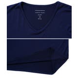 ◆ストレッチVネック無地5分袖Tシャツ◆ ストレッチ ストレスフリーカットソー | JIGGYS SHOP | 詳細画像13 