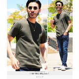 オリーブ | ◆ワッフルクルーネック半袖Tシャツ◆カットソー Tシャツ メンズ | JIGGYS SHOP