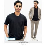 bブラック［Vネック］ | ジャケット専用Tシャツ◆Tシャツ 半袖 メンズ | JIGGYS SHOP