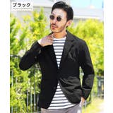 ブラック | ◆roshell シアサッカー スリムテーラードジャケット◆サマージャケット | JIGGYS SHOP