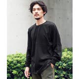 ブラック | 吸汗速乾 ロンT メンズ◆切り替えクルーネックドルマンロンT◆Tシャツ | JIGGYS SHOP