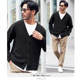 ブラック | ニット メンズ カーディガン◆畦カーディガン◆畦編みニット | JIGGYS SHOP