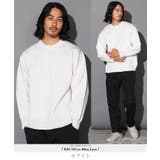 ホワイト | クルーネック ニット ワッフル編み | JIGGYS SHOP