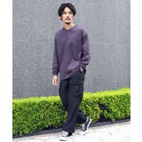 吸汗速乾 ロンT メンズ◆ルーズフィットVネックロンT◆Tシャツ | JIGGYS SHOP | 詳細画像15 