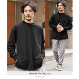 ブラック | 吸汗速乾 ロンT メンズ◆ルーズフィットクルーネックロンT◆Tシャツ | JIGGYS SHOP