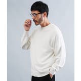 ホワイト | クルーネック ニット セーター | JIGGYS SHOP