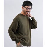 カーキ | クルーネック ニット セーター | JIGGYS SHOP
