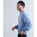 ブルー | クルーネック ニット セーター | JIGGYS SHOP