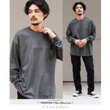 チャコールグレー | 吸汗速乾 ロンT メンズ◆切替ポケロンT◆Tシャツ | JIGGYS SHOP
