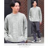 ミックスグレー | クルーネック ニット セーター | JIGGYS SHOP