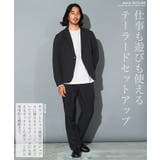 撥水ストレッチセットアップ テーラードジャケット×撥水セミワイドイージーパンツ | JIGGYS SHOP | 詳細画像4