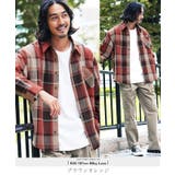 ブラウン/オレンジ | チェックシャツ 裏ボア ジャギーボア | JIGGYS SHOP