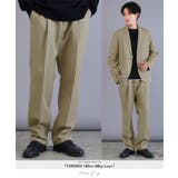 ベージュ | ワイドパンツ メンズ センタープレス | JIGGYS SHOP