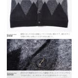 ニット カーディガン メンズ◆モヘアタッチアーガイルカーディガン◆厚手 | JIGGYS SHOP | 詳細画像10