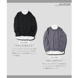 重ね着 クルーネック 切替スウェット◆フェイクレイヤード | JIGGYS SHOP | 詳細画像6 