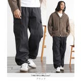ブラック | 裏起毛 カーゴパンツ メンズ | JIGGYS SHOP