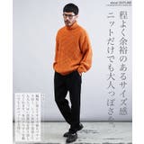 ニット タートルネック ◆ビッグワッフルタートルネックニットセーター◆メンズニット | JIGGYS SHOP | 詳細画像6 