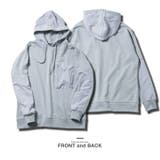パーカー メンズ フーディー◆ワッシャーコンビパーカー◆プルパーカー | JIGGYS SHOP | 詳細画像6