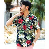 ネイビーハイビスカス | アロハシャツ メンズ シャツ | JIGGYS SHOP