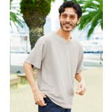 Tシャツ メンズ おしゃれ◆サマーパイルキーネック半袖Tシャツ◆ひんやり | JIGGYS SHOP | 詳細画像13