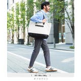 バッグ メンズ トートバッグ◆キャンバス×PUレザートートバッグ◆大きめ | JIGGYS SHOP | 詳細画像12