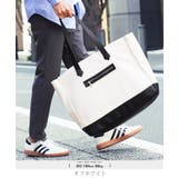 バッグ メンズ トートバッグ◆キャンバス×PUレザートートバッグ◆大きめ | JIGGYS SHOP | 詳細画像14