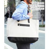 バッグ メンズ トートバッグ◆キャンバス×PUレザートートバッグ◆大きめ | JIGGYS SHOP | 詳細画像4