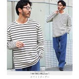 ホワイトボーダー | クルーネック ロンT メンズ | JIGGYS SHOP