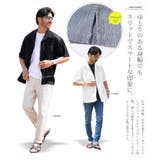 半袖シャツ メンズ 5分袖◆楊柳オープンカラー半袖シャツ◆涼しい | JIGGYS SHOP | 詳細画像5