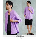 パープル | 半袖シャツ メンズ 5分袖 | JIGGYS SHOP