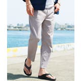 bライトグレー | 9分丈 アンクルパンツ メンズ◆テーパードアンクルチノパンツ◆スリムパンツ | JIGGYS SHOP