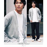 グレー | カーディガン メンズ◆コットンカラーニットカーディガン◆cardigan | JIGGYS SHOP