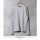 ロンT メンズ◆ヘンリーネックワッフルサーマルロンT◆長袖Tシャツ カットソー | JIGGYS SHOP | 詳細画像6